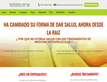 Tablet Screenshot of ortomolecularmedicina.com